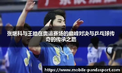 张继科与王皓在奥运赛场的巅峰对决与乒乓球传奇的传承之路